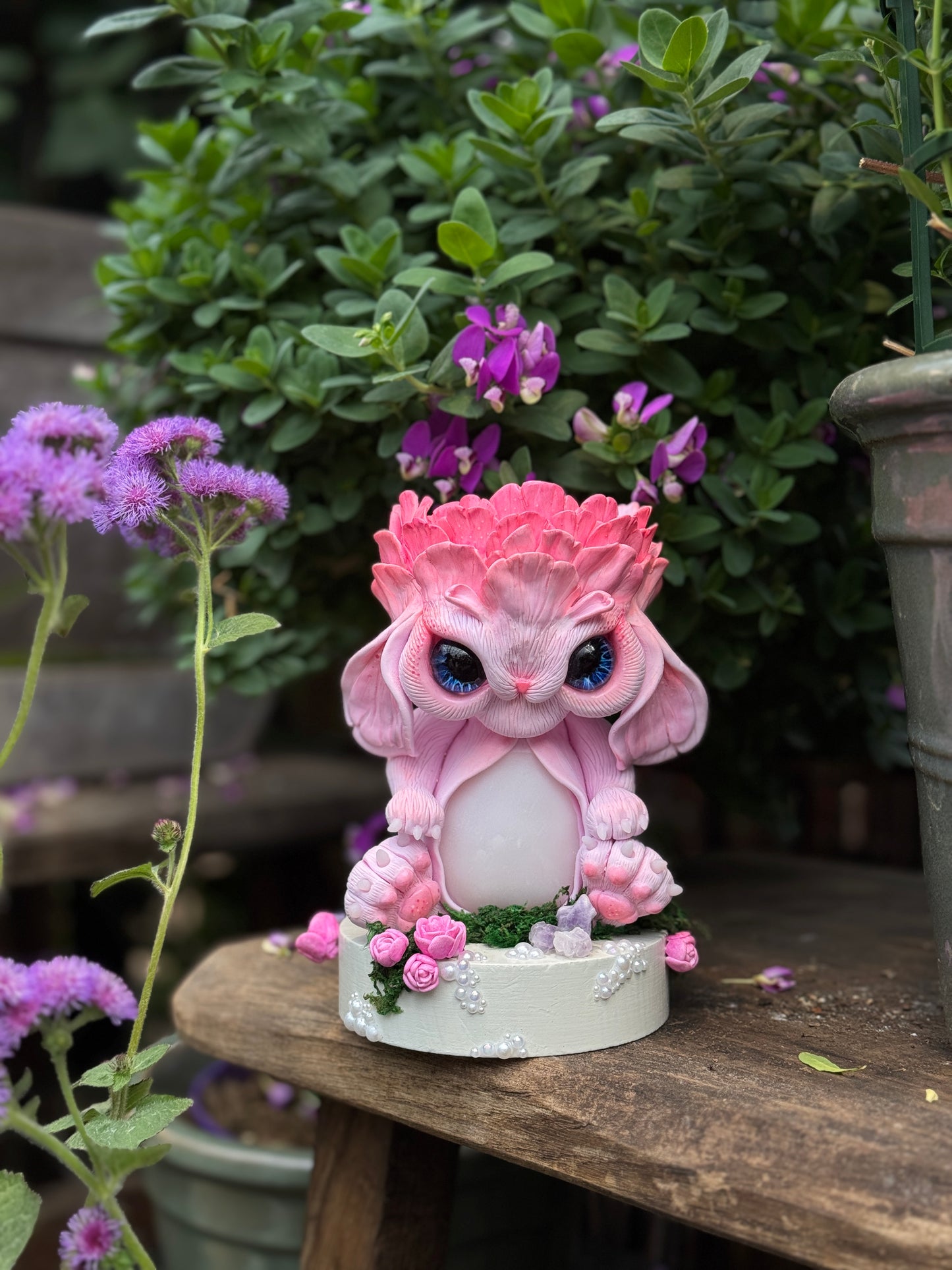 Handmade pot + nightlight