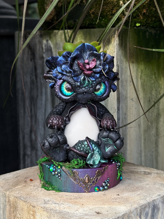 Handmade pot + nightlight